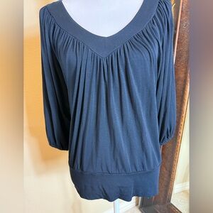 TART size, medium, midnight, black ladies blouse